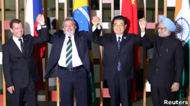 رهبران هند، چین، برزیل و روسیه