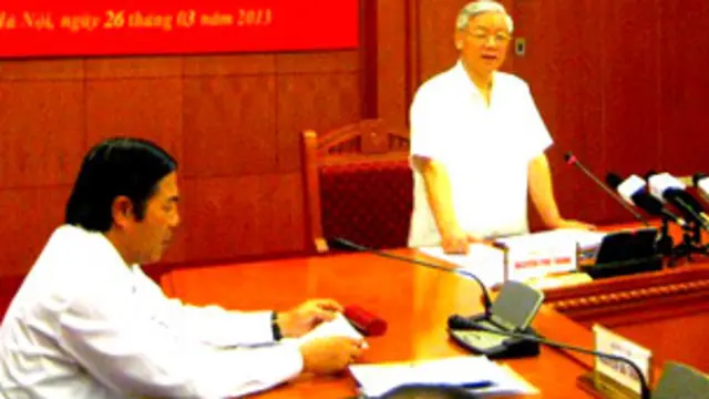 Nguyễn Phú Trọng và Nguyễn Bá Thanh