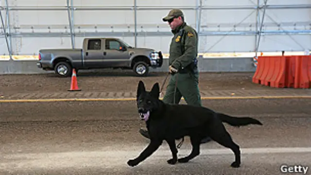 Patrulla en la frontera entre Estados Unidos y México