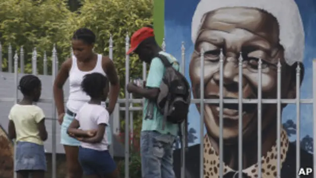 كان مانديلا أول رئيس أسود لبلاده.