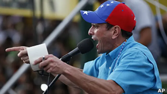 Henrique Capriles, candidato oposición venezolana