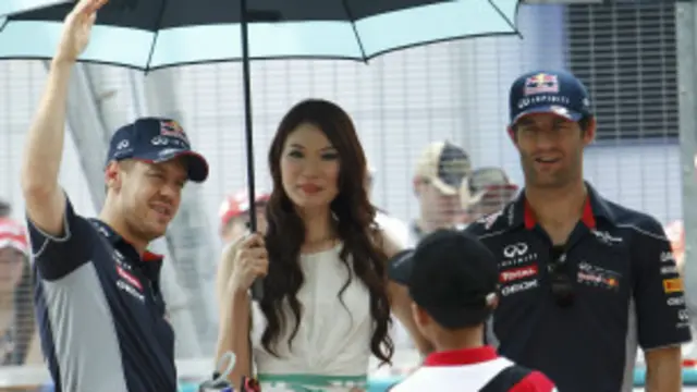 Sebastian Vettel dan Mark Webber