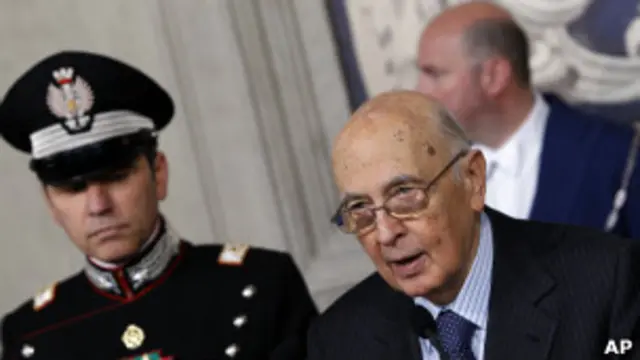 Президент Наполитано в Риме