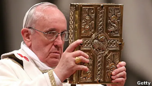 O papa Francisco na Vigília Pascal