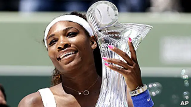 فازت ويليامز بالبطولة للمرة السادسة