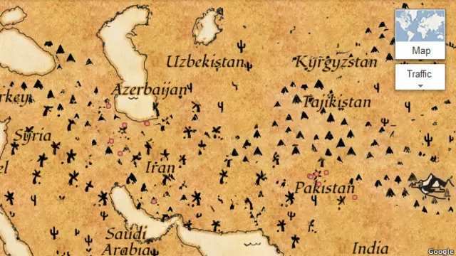 گوگل میگوید تمام مردم دنیا برای کشف رمزهای این نقشه دعوت شدهاند