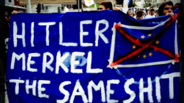 Yunanistan'da Alman Başbakan Merkel'e protesto