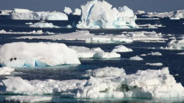 Antartika'da yüzey buzları