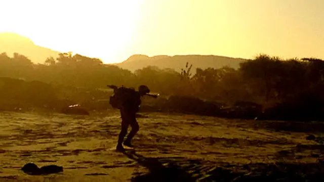 مع ضوء الفجر ظهر مدى اتساع الصحراء