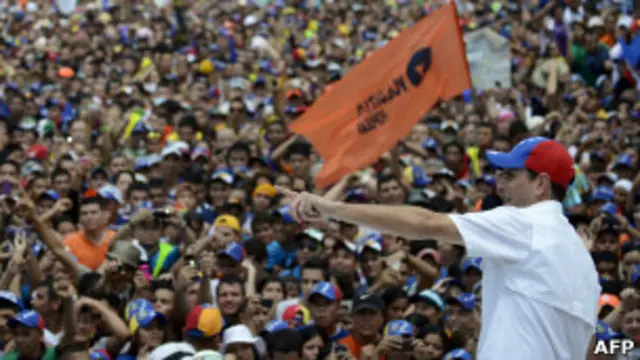 Capriles en campaña