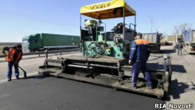 Ремонт дороги