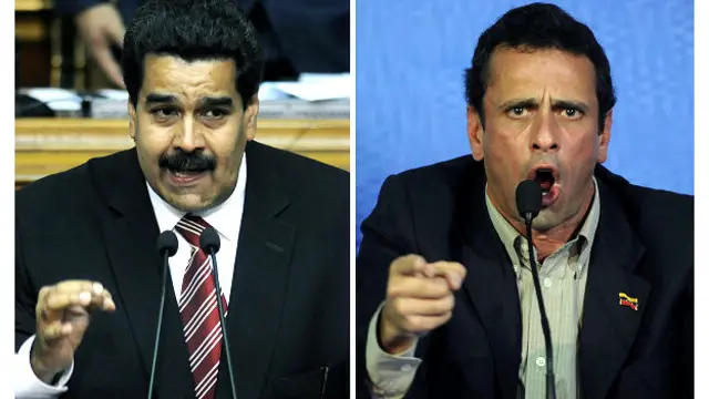 Nicolás Maduro y Henrique Capriles