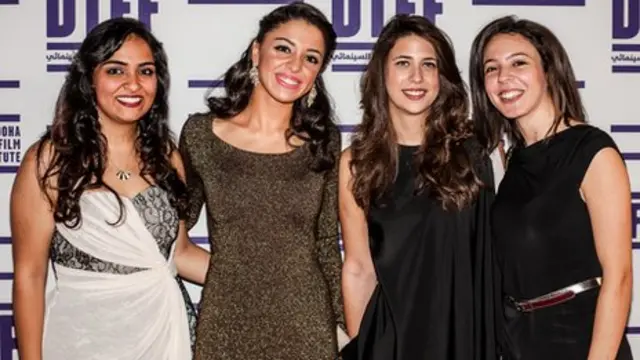 المخرجات اللاتي شاركن في اخراج فيلم "كلمات أغنيات الثورة"