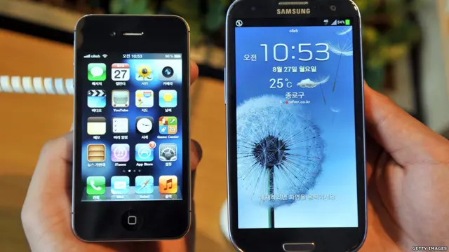 Samsung's Galaxy S3. Getty Images