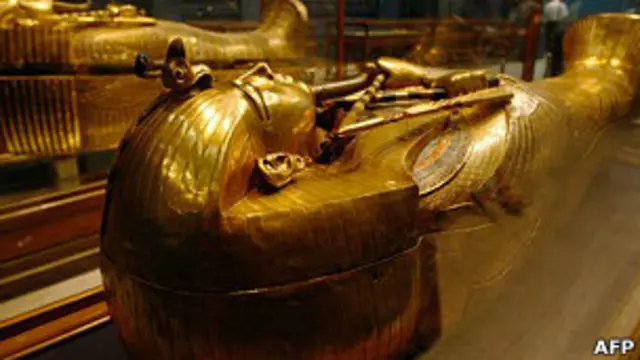 sarcófago de Tutankamón