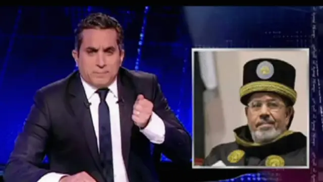 وجه باسم يوسف كثيرا من سهام النقد للرئيس المعزول محمد مرسي