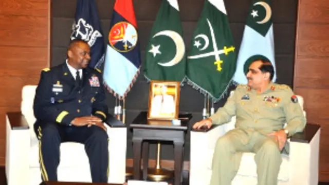 جنرال لویډ اسټن له پاکستاني لوی درستیز سره د افغان ثبات په اړه غږېدلی.