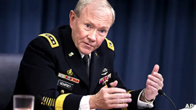 تهدف زيارة ديمبسي لتقييم احتياجات القوات الأفغانية من التدريب