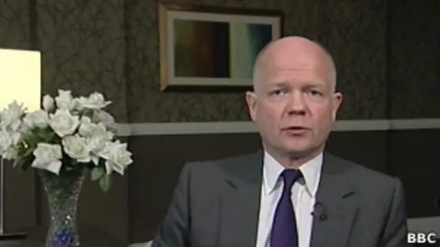 Министр иностранных дел Великобритании Уильям Хейг