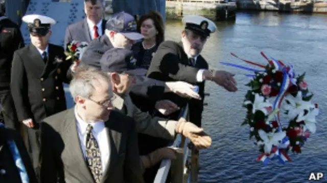 Церемония памяти экипажа "Трешера"