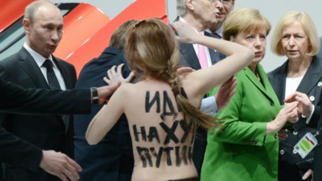 Protes terhadap Vladimir Putin di Jerman