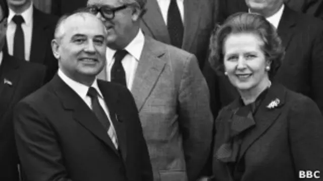 Тэтчер и Горбачев