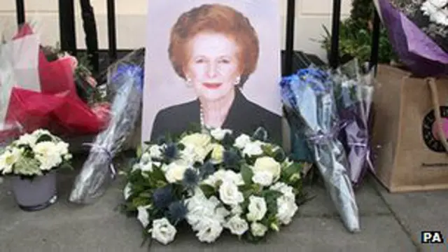 protestas funeral de margaret thatcher