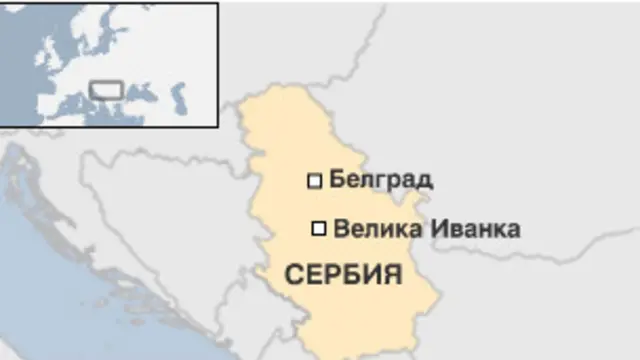 Карта Сербии