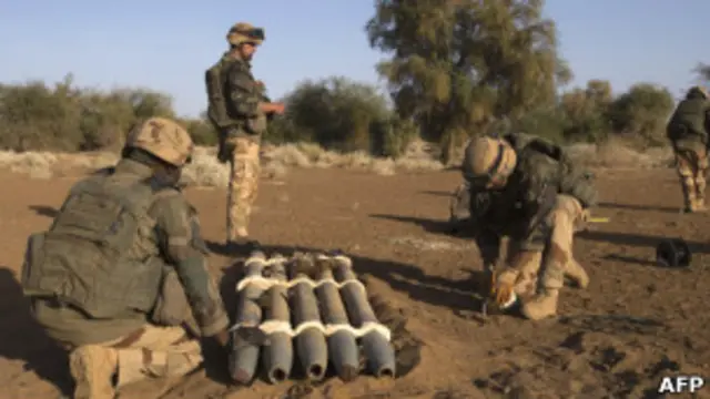 Soldados franceses en Mali