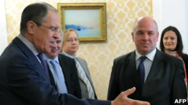 Сергей Лавров и Нильс Муйжниекс