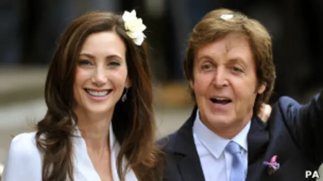 Нэнси Шевелл и Пол Маккартни