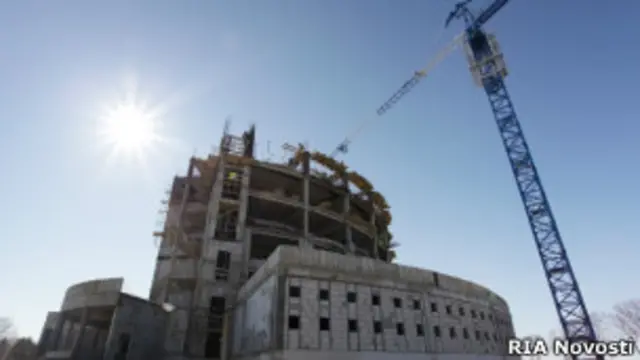 Строительство космодрома "Восточный"