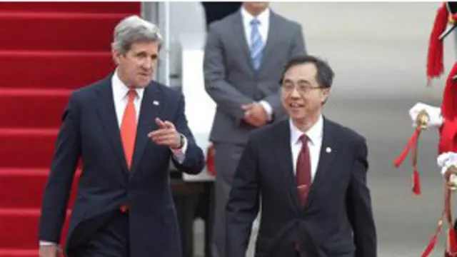  سیول میں جان کیری نے شمالی کوریا کی جانب سے دی جانے والی دھمکیوں کو ناقابل قبول قرار دیا تھا 