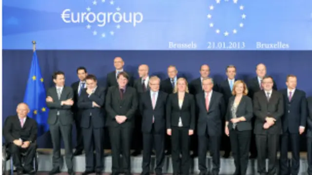 eski bir euro bölgesi toplantısı