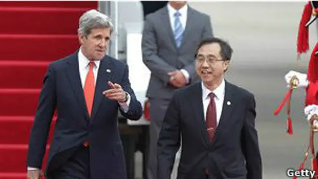 Джона Керри встречают в Сеуле