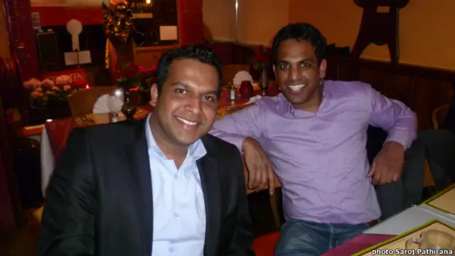 Sanul Wilmer with Indika Ramanyake