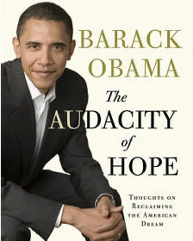 طرح روی جلد کتاب جسارت امید نوشته باراک اوباما