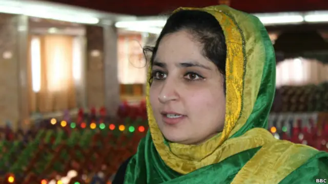 انار کلی تنها نماینده اقلیت سیک در مجلس سنا افغانستان 