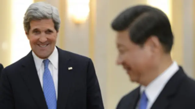 جان کیری نے بیجنگ میں چین کی اعلیٰ قیادت سے ملاقات کی جس میں چینی صدر اور وزیر اعظم بھی شامل تھے