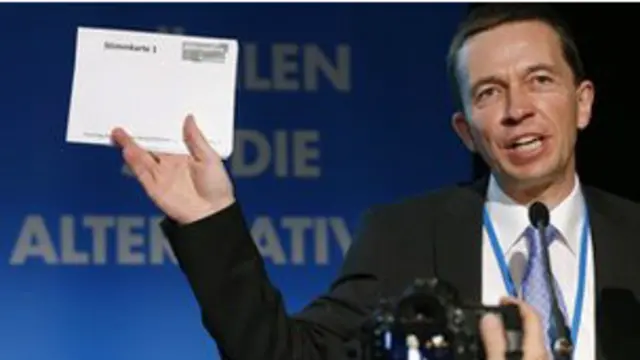 برند لوک، یکی از بنیانگذاران حزب جدید گفته است که میخواهد واحد مشترک پولی یورو به تدریج کنار گذاشته شود