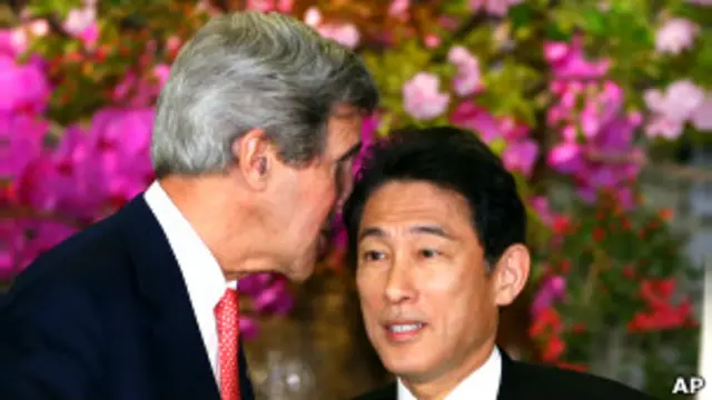 Джон Керри и Фумио Кисида