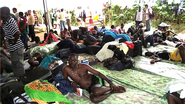 Inmigrantes en Acre Foto Fabio Pontes