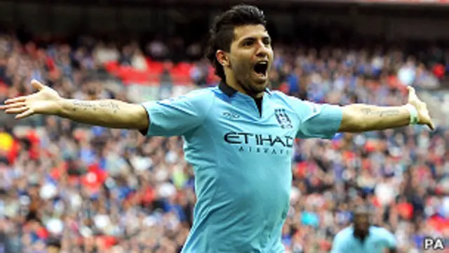 أحرز اغورو الهدف الثاني لمانشستر سيتي