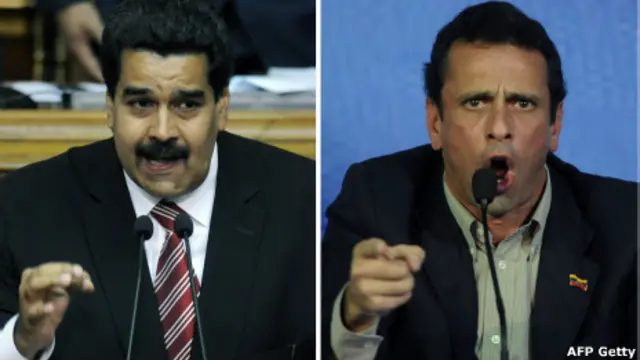 Maduro y Capriles