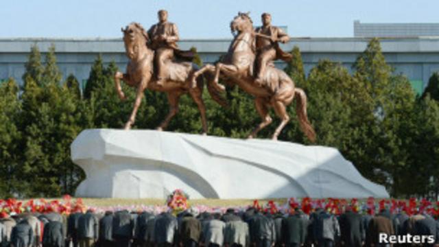 Памятник Ким Ир Сену и Ким Чен Иру