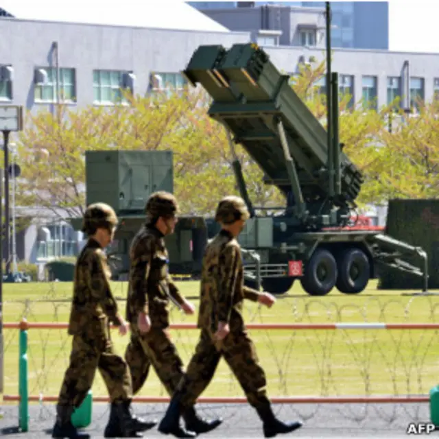 Противоракетные комплексы в Токио 