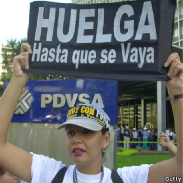Manifestante en huelga de 2002