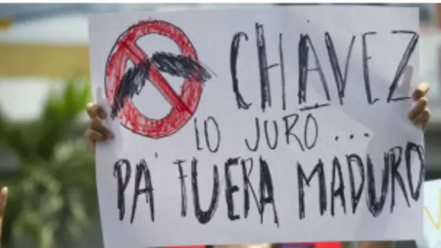 Protesta contra Maduro