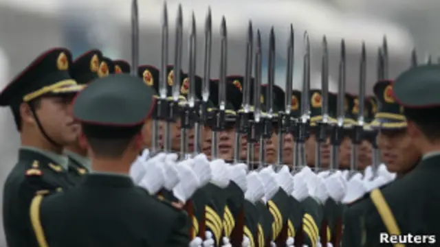 चीनी सेना की ताकत के बारे में पहली बार दुनिया को कुछ जानकारी मिली