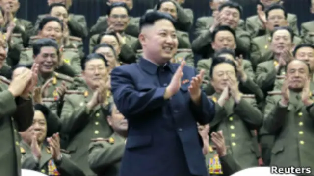 金正恩與朝鮮軍方高級將領